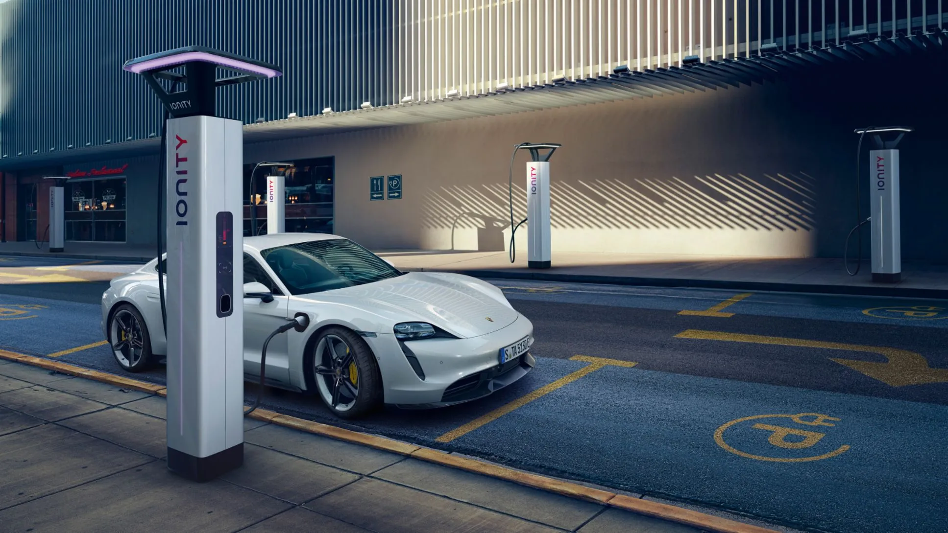 Porsche High Power Charging hardware — one of the components of the charging platform Mira's team built software for.